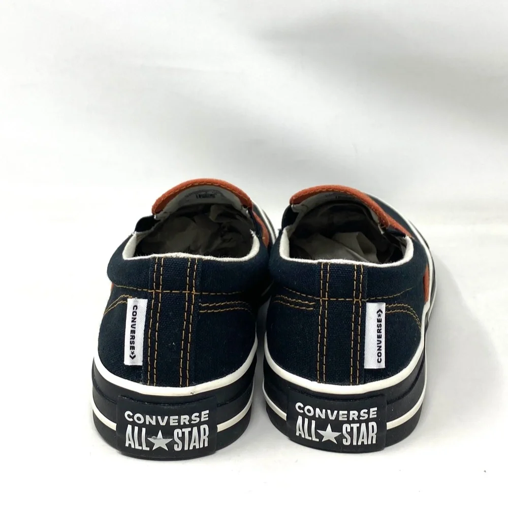Converse Ctas Slip On Low Top Canvas Black Women Sneakers Custom 171852C-BLKORG - Picture 4 of 10
